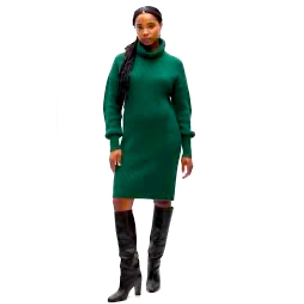 GAP Ribbed Turtleneck Midi Dress NWT XXL